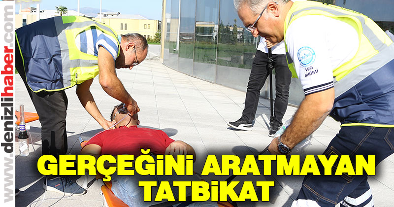 Yangın ve afet bilincini artırmak için tatbikat yapıldı