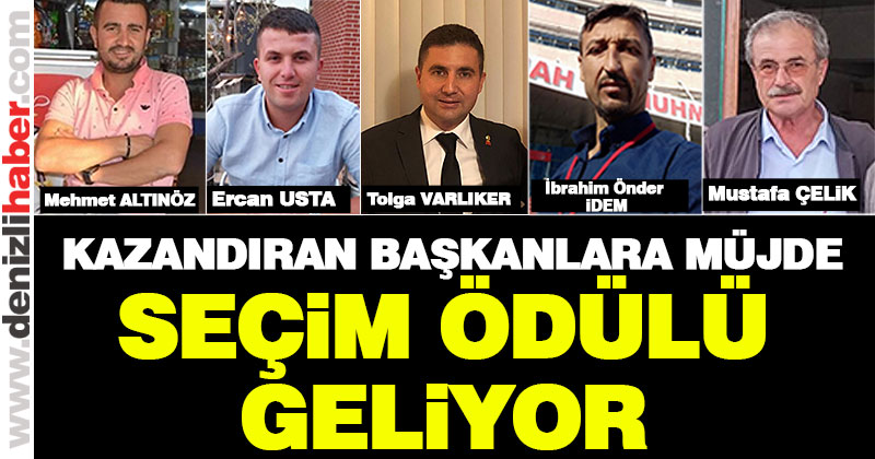 CHP’li 5 başkan ödüllendirilecek