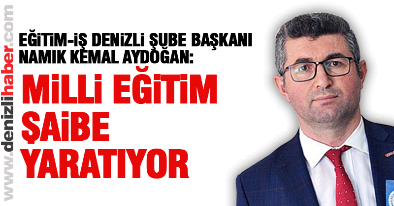 Başkan Aydoğan Milli eğitimi eleştirdi