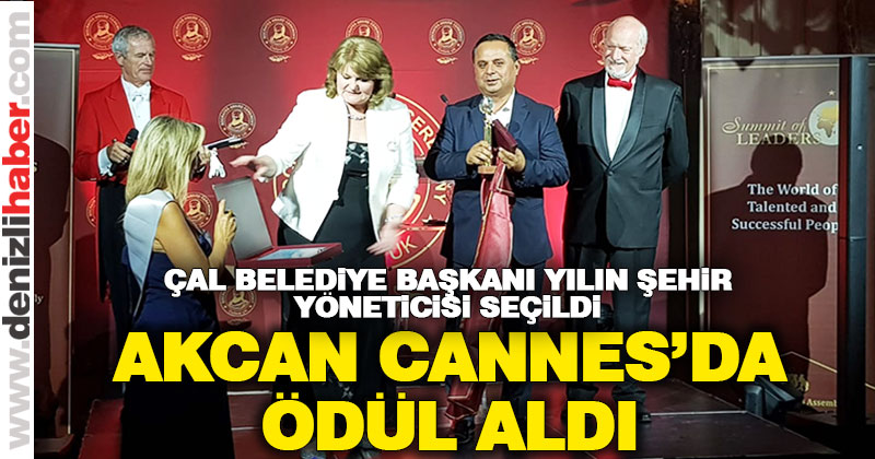 Fethi Akcan” “Yılın Şehir Yöneticisi” ödülü aldı