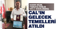 Başkan Fethi Akcan, Fransa’da aldığı ödülü değerlendirdi