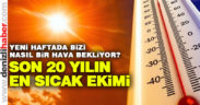 son 20 yılın en sıcak Ekimi