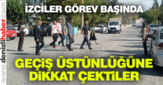 İzciler yayalara geçiş üstünlüğünü hatırlattı