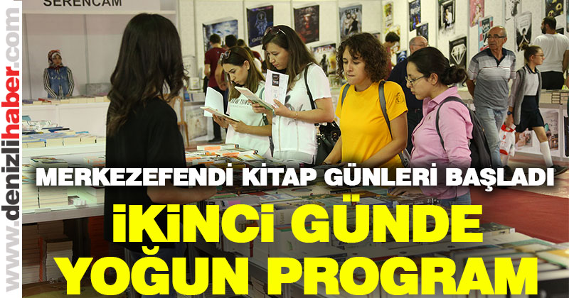Merkezefendi Kitap Günleri’nde ikinci gün yoğun geçecek