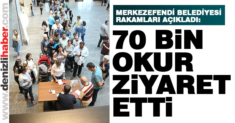 70 bin okur ziyaret etti