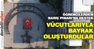 Lise öğrencilerinden Barış Pınarı Harekatı’na destek
