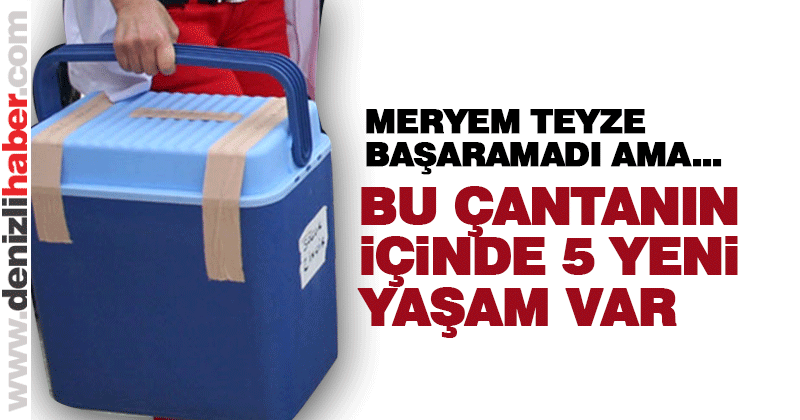 Organlarıyla 5 hastaya umut oldu