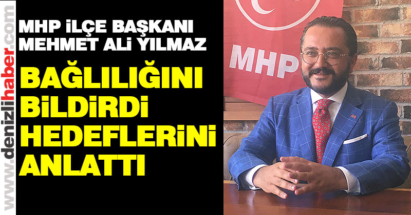 Mehmet Ali Yılmaz, bağlılığını sundu, hedeflerini anlattı