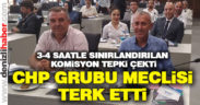 CHP Pamukkale Meclis üyeleri oturumu terk etti