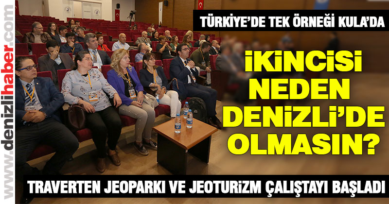 PAÜ’de Traverten Jeoparkı ve Jeoturizm Çalıştayı’ başladı