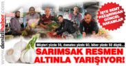 Yüzde 600 zamlanan sarımsağın fiyatı el yakıyor