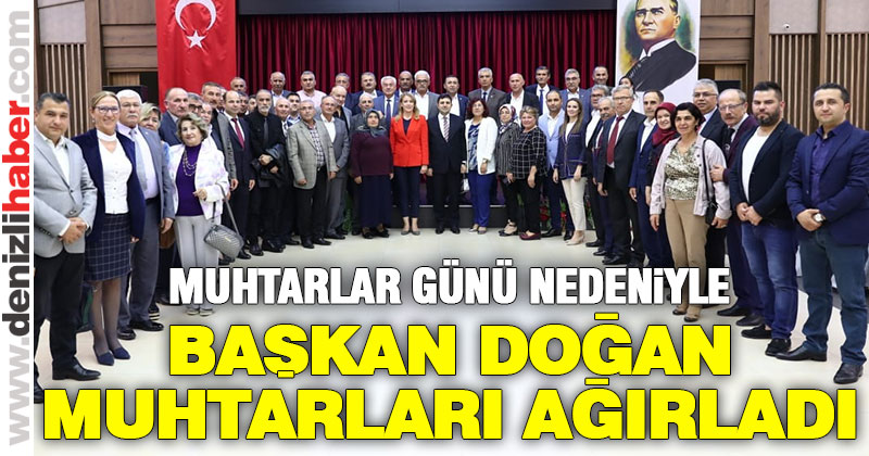 Merkezefendi Belediye Başkanı Şeniz Doğan, muhtarları ağırladı