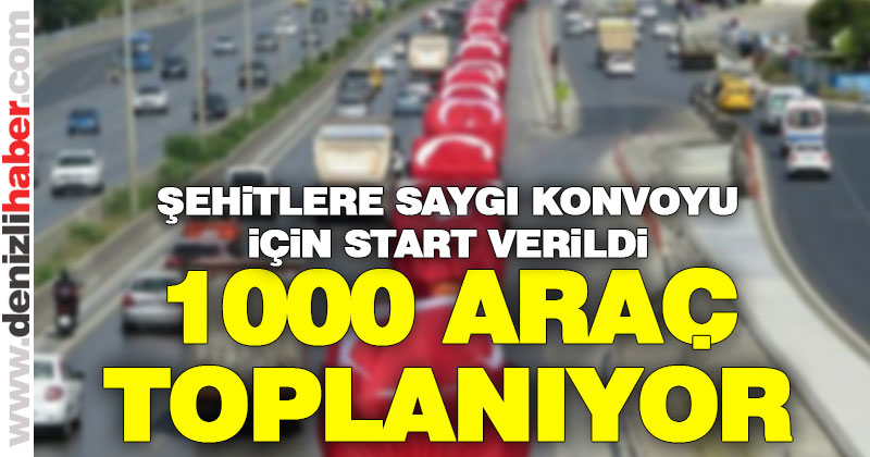 Şehitlere Saygı Konvoyu 27 Ekim için hazırlanıyor