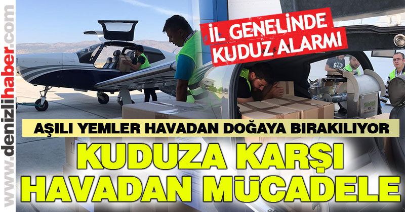 Yaban Hayatı Kaynaklı Kuduza Havadan Aşılama Başlıyor