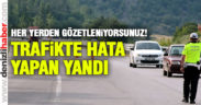Trafikte hata yapan yandı