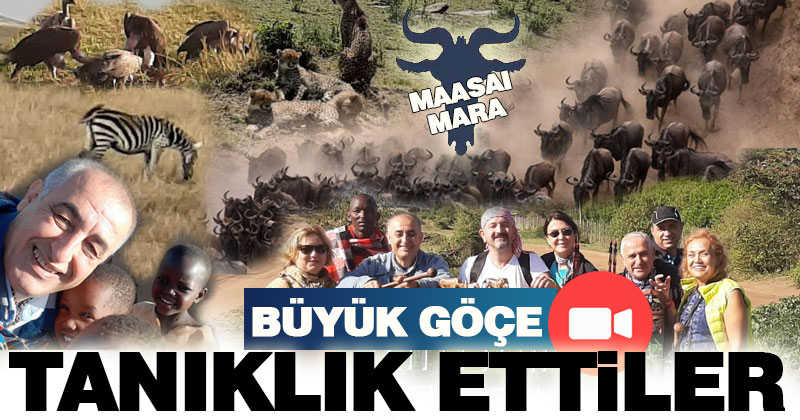 Kölgesiz çifti Masai Mara’da büyük göçe tanıklık etti