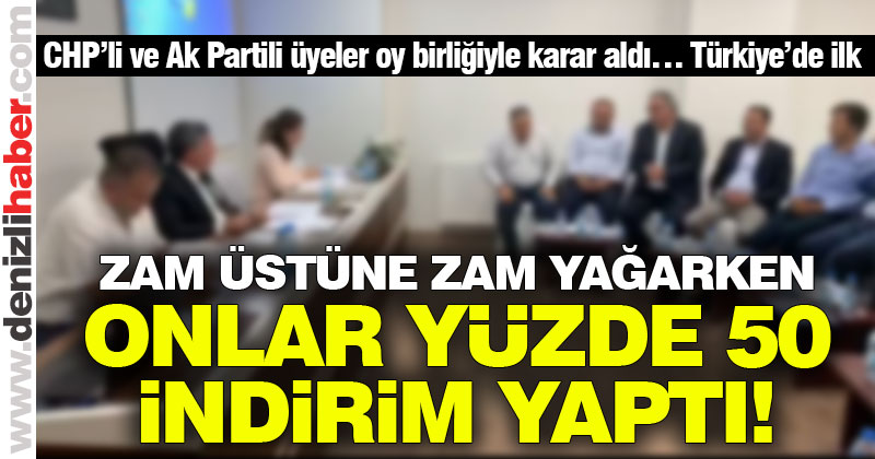 Sulama sularına oy birliğiyle indirim kararı