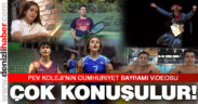 PEV Koleji’nden ses getirecek Cumhuriyet videosu
