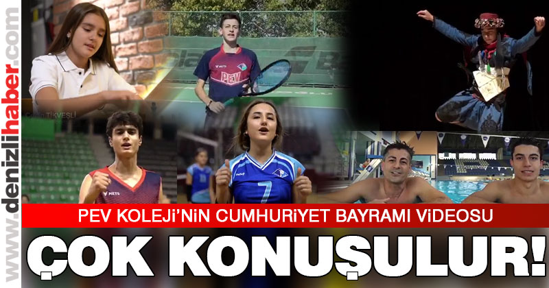 PEV Koleji’nden ses getirecek Cumhuriyet videosu