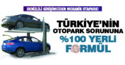 Denizlili firmadan otopark sorununa yüzde yüz yerli çözüm