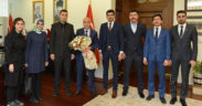 Ülkücüler Vali Karahan’ı ziyaret etti
