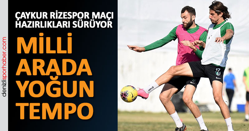 (denizlisporhaber.com) Yukatel Denizlispor’da Rize hazırlıkları sürüyor