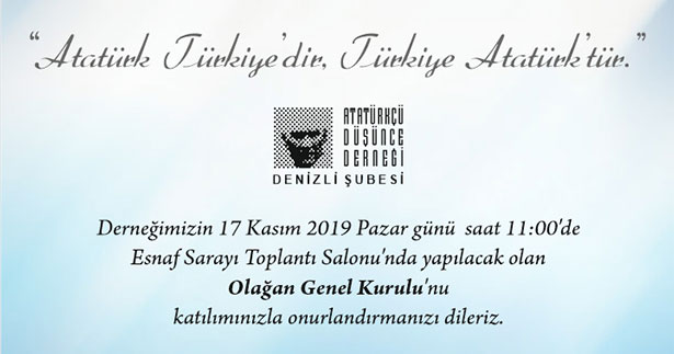 Atatürkçü Düşünce Derneği Kongre yapıyor