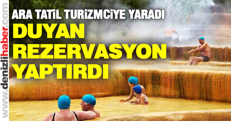 Pamukkale’de doluluk oranı yüzde yüze yaklaştı