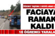 Babadağ’da iki öğrenci servisi çarpıştı: 18 yaralı