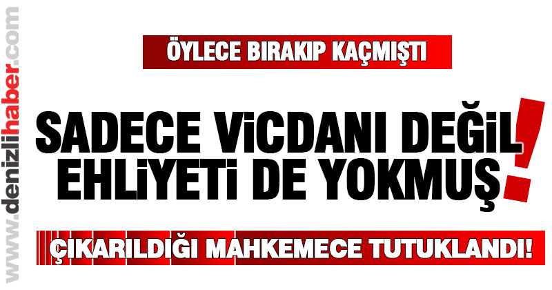 Kaza sonrası kaçan sürücü yakalandı