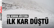 Bozdağ Kayak Merkezi’nin üst istasyonu beyaza büründü