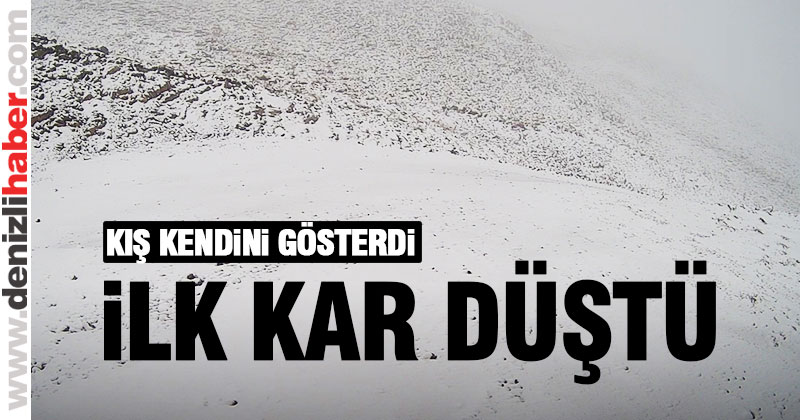 Bozdağ Kayak Merkezi’nin üst istasyonu beyaza büründü