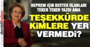Çelik’in teşekküründe Merkezefendi yok!