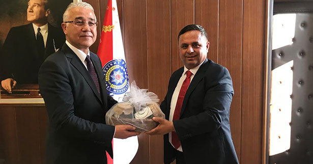 Çallı emniyet müdürüne anlamlı ziyaret