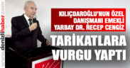 “Atatürk gibi düşünmek” konulu söyleşide tarikatlara vurgu yapıldı