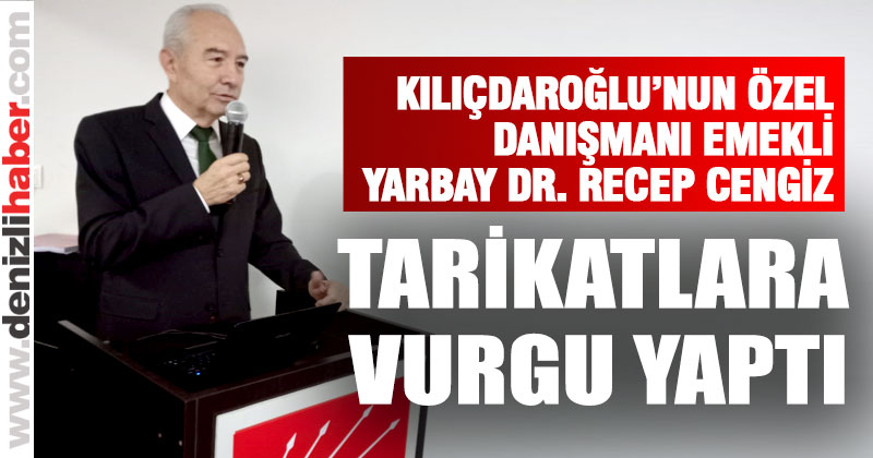 “Atatürk gibi düşünmek” konulu söyleşide tarikatlara vurgu yapıldı