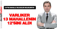 13 mahalleden 12’sini Varlıker’in listesi kazandı