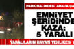 Çivril’de trafik kazası: 5 yaralı