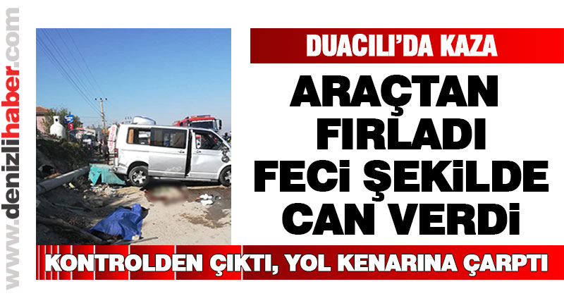 Duacılı’da kaza: 1 ölü 4 yaralı
