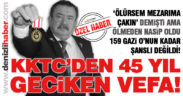KKTC’den 159 kıbrıs gazisine 45 yıl geciken vefa
