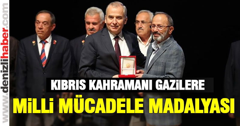 Kıbrıs gazilerine madalya