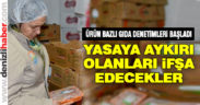 Ürün bazlı gıda denetimleri başladı