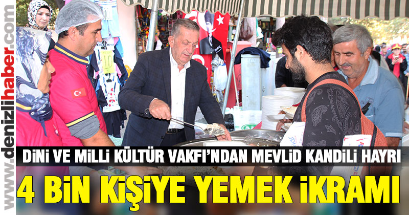 4 bin kişiye tavuk-pilav hayrı