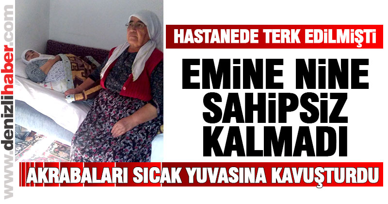 Emine Nine sahipsiz kalmadı