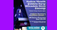 Kazanoğlu kadına şiddeti anlatacak