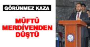 Müftü merdivenden düştü, kolu kırıldı