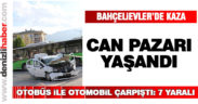 Bahçelievler’de kaza: 7 yaralı