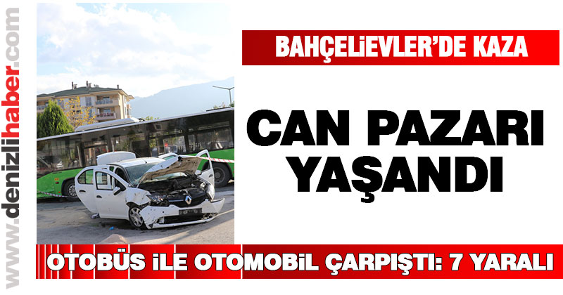 Bahçelievler’de kaza: 7 yaralı