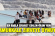 Pamukkale 10 ayda 2,3 milyon ziyaretçi ağırladı