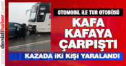 Pamukkale Yolu’nda kaza: 2 yaralı